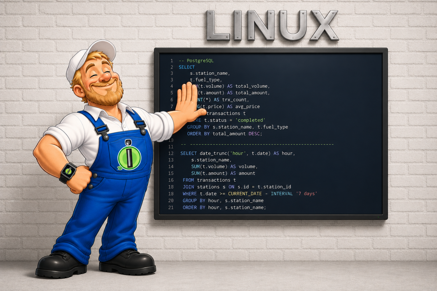 Программное обеспечение для АЗС теперь доступно на Linux Программное обеспечение для АЗС теперь доступно на Linux